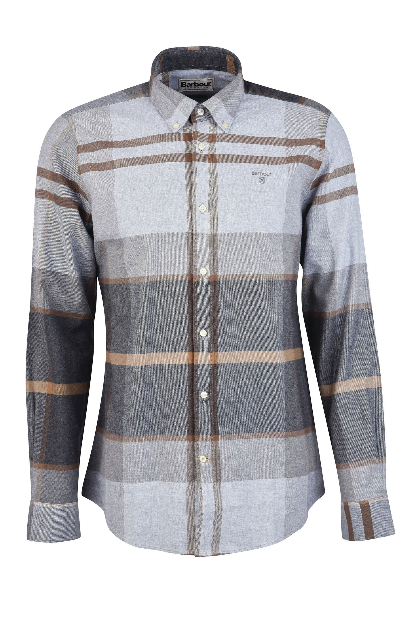 Chemise ajustée Barbour Iceloch Gris pierre