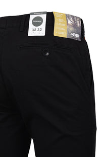 Meyer Bonn Cotton Trouser Black Meyer