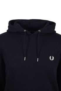 Fred Perry Tipped Hooded Sweatshirt Navy Fred Perry