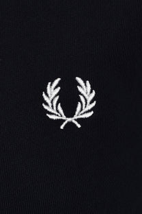 Fred Perry Tipped Hooded Sweatshirt Navy Fred Perry