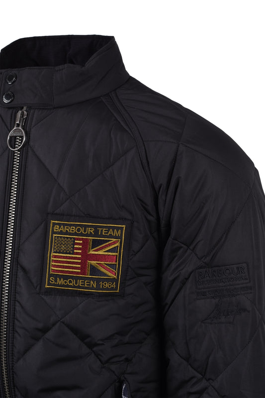 Barbour Intl Steve McQueen Quilted Merchant Jacket Black