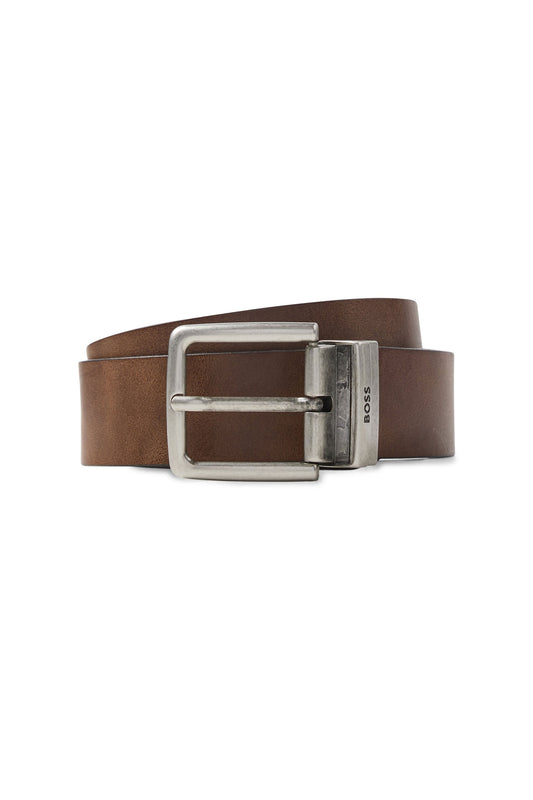 Cintura in pelle Boss Omar_or40_pp marrone medio