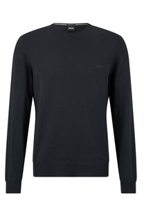 Botto-l Crew Neck Knitwear Black Boss Black