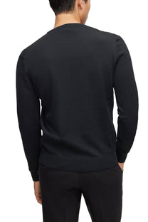 Botto-l Crew Neck Knitwear Black Boss Black