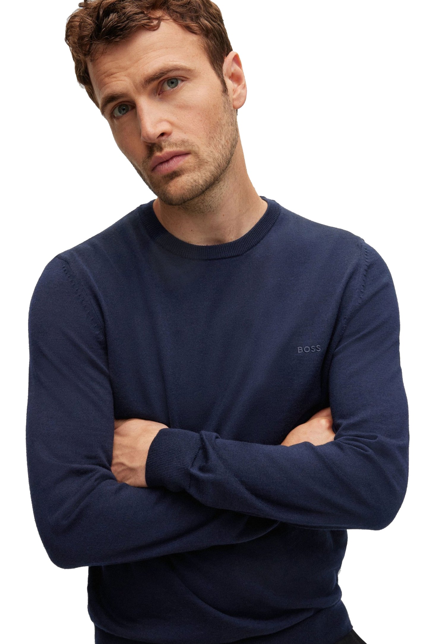 Botto-l Crew Neck Knitwear Dark Blue
