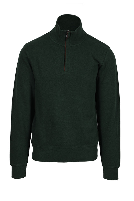 Gant D1.sacker Rib Half Zip Verde Foresta Melange