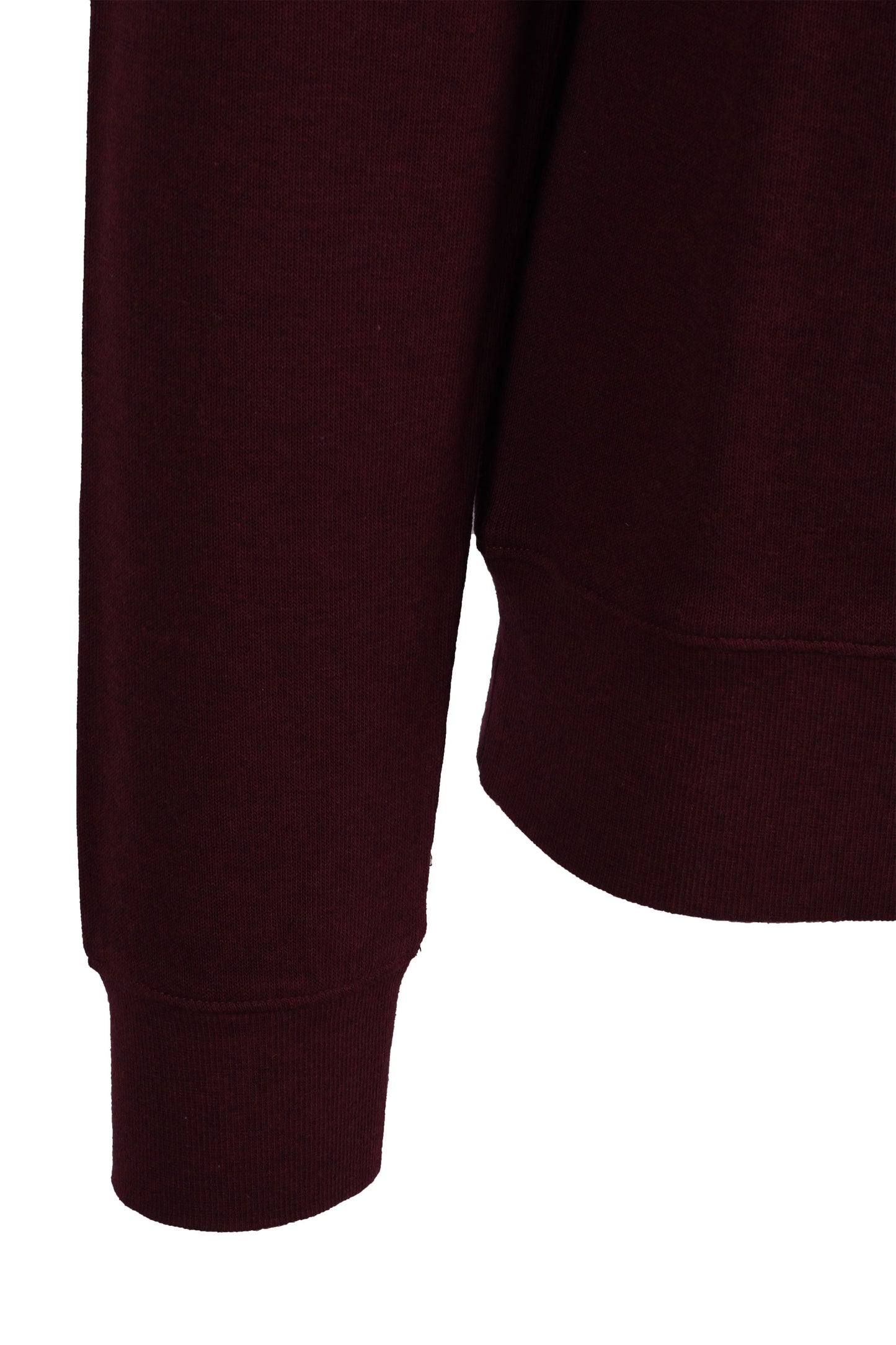 Gant D1.sacker Rib Half Zip Bordeaux foncé chiné