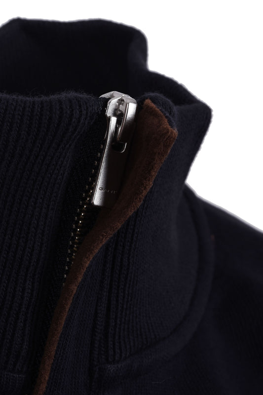 Gant D1.sacker Rib Half Zip Navy