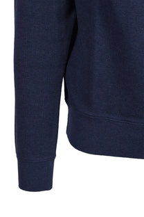 Gant D1.sacker Rib Half Zip Dark Jeans Blue Melange Gant