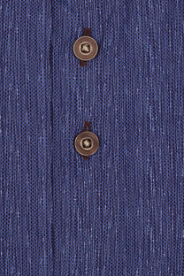 R2 Cut Away Collar Long Sleeved Shirt Mid Blue R2