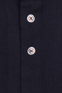 R2 Casual Soft Collar Shirt Navy R2