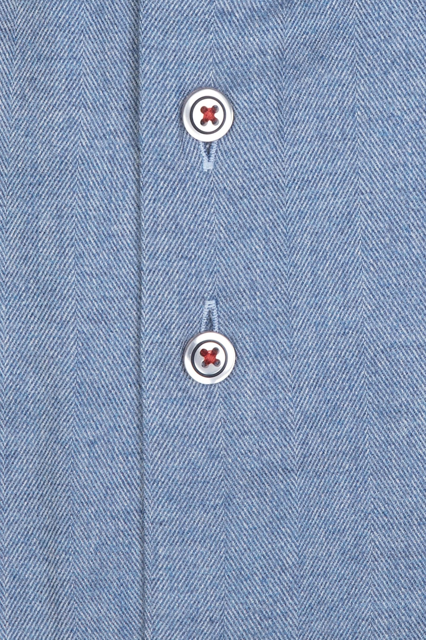 Camicia casual R2 con colletto morbido blu medio