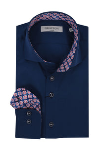 Gravson London Navy Shirt Navy Gravson London