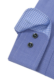 Gravson Blue Patterned Shirt Gravson London