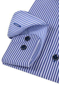 Gravson London Blue & White Stripe Shirt Gravson London
