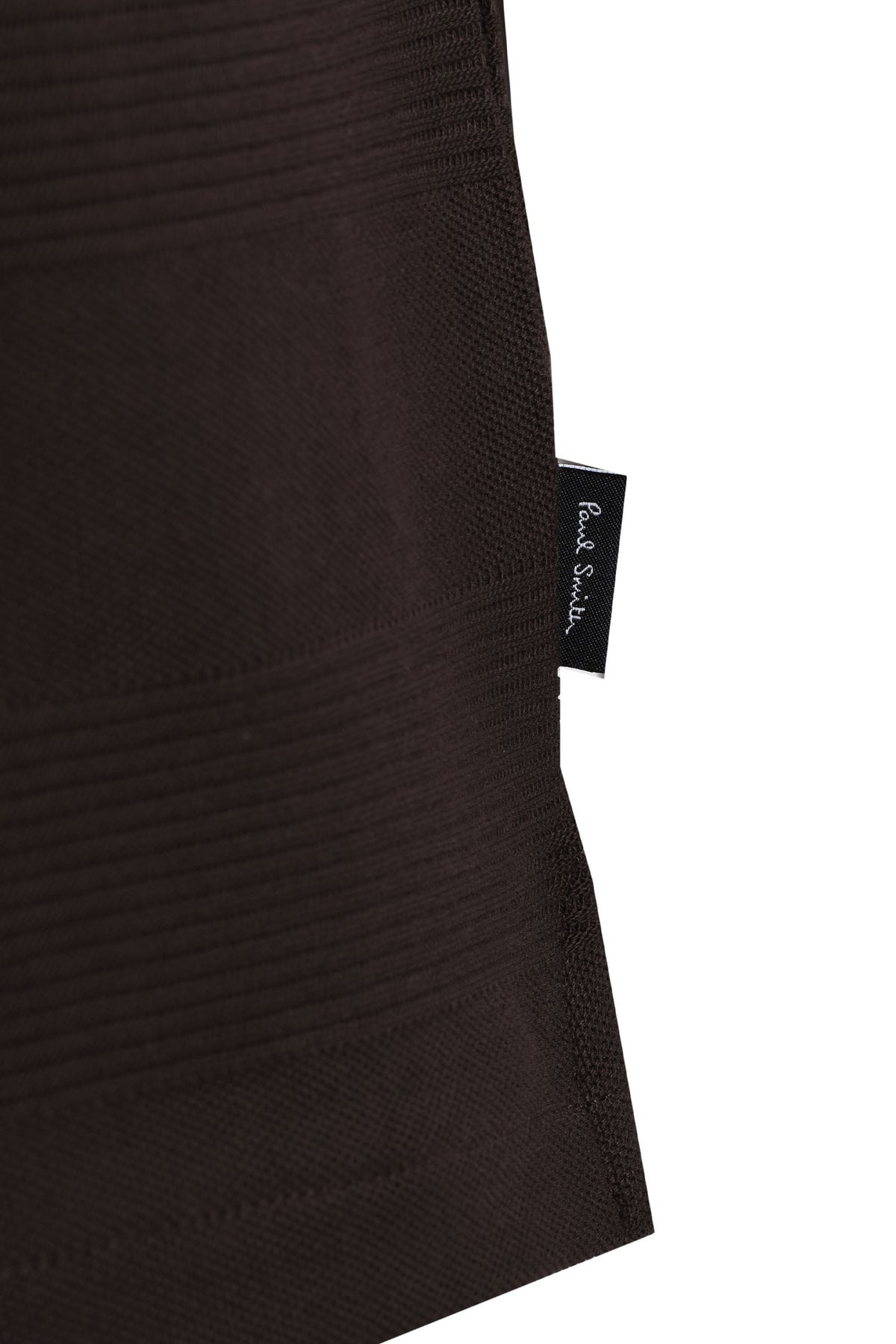 PAUL SMITH REG FIT ZIP POLO BROWN