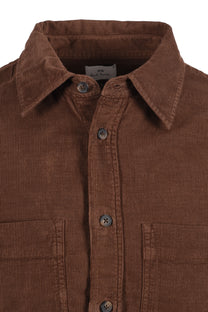 PAUL SMITH LS CASUAL FIT SHIRT BROWN