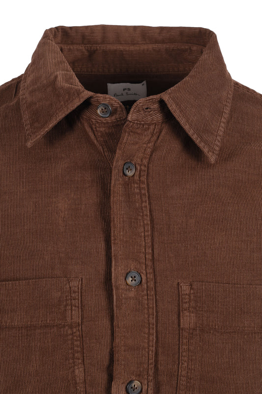 PAUL SMITH LS CASUAL FIT SHIRT BROWN