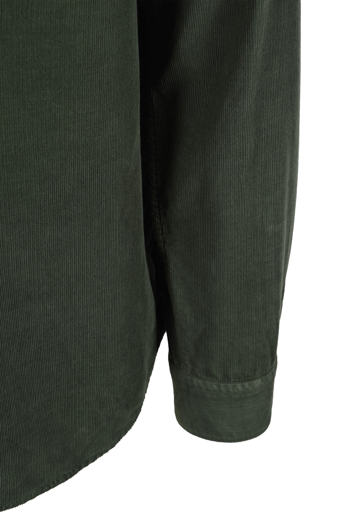 PAUL SMITH LS REGULAR FIT CORD SHIRT GREEN
