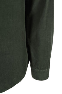 PAUL SMITH LS REGULAR FIT CORD SHIRT GREEN
