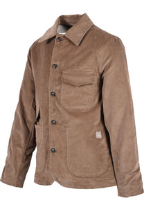 PAUL SMITH CORDUROY WORK JACKET BROWN