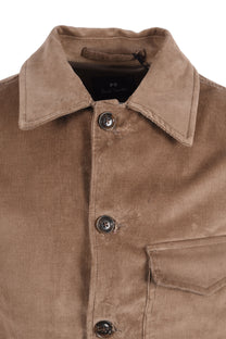 PAUL SMITH CORDUROY WORK JACKET BROWN
