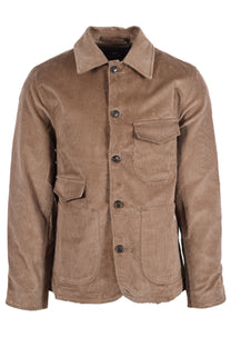 PAUL SMITH CORDUROY WORK JACKET BROWN