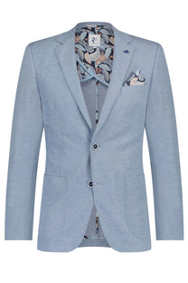 R2 Notch Lapel Jacket Blue R2