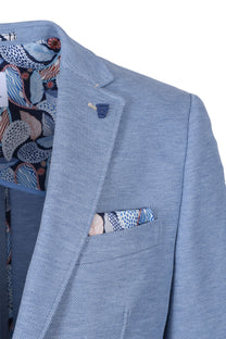 R2 Notch Lapel Jacket Blue R2