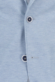 R2 Notch Lapel Jacket Blue R2