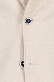 R2 Notch Lapel Jacket Beige R2
