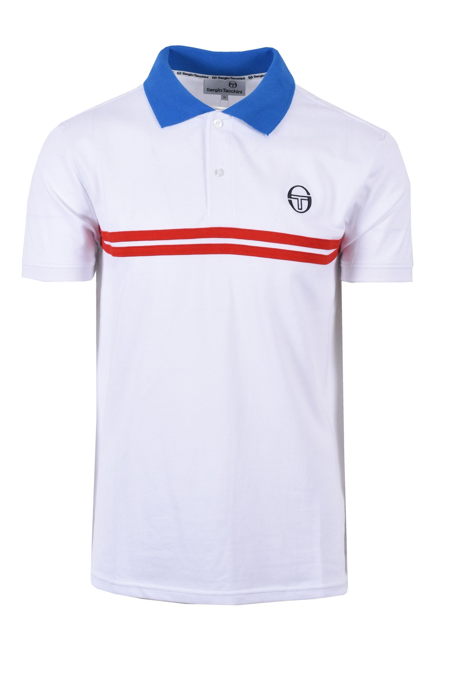 Sergio Tacchini Supermac Polo White/adrenaline Rush