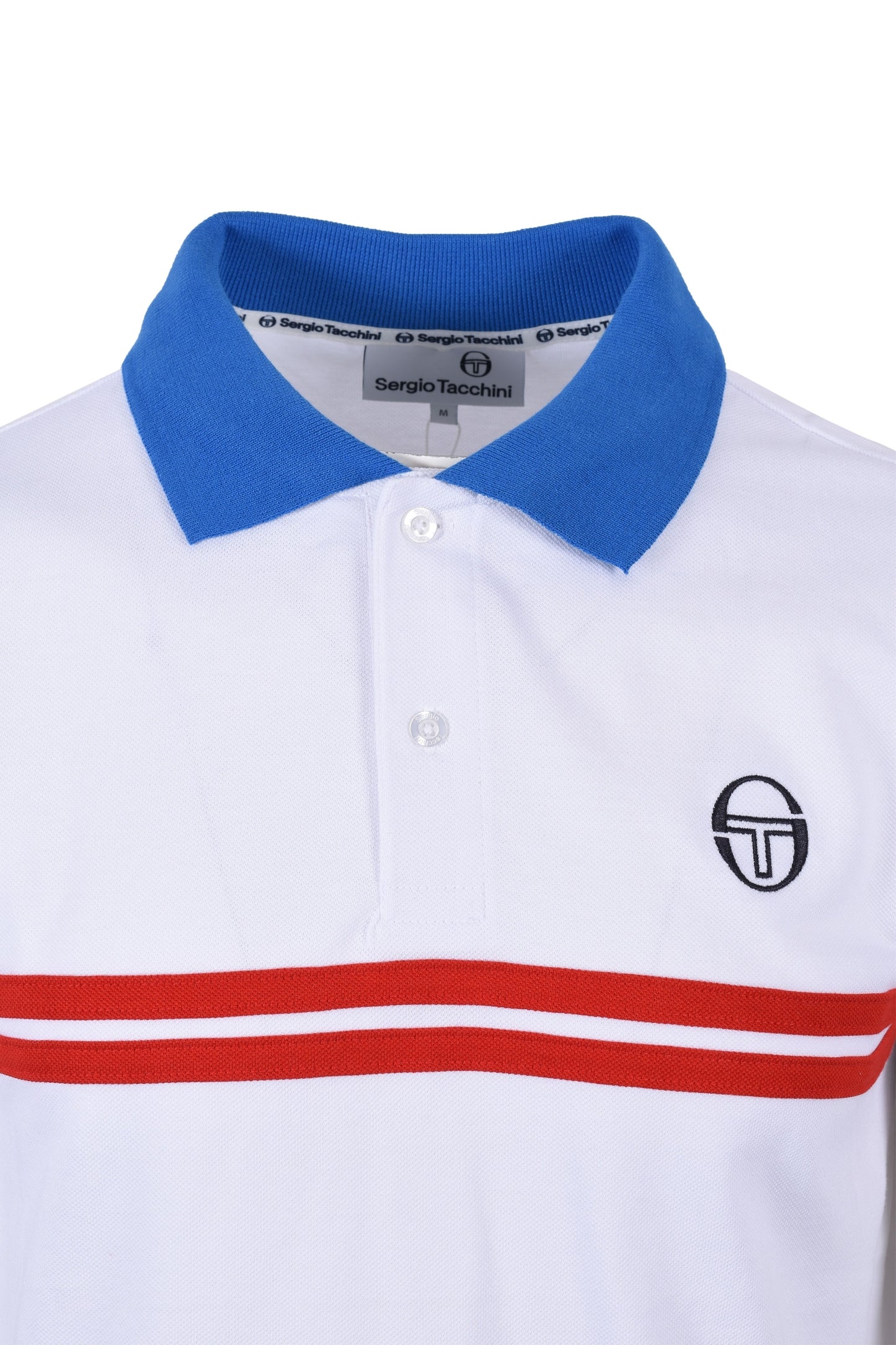 Sergio Tacchini Supermac Polo White/adrenaline Rush
