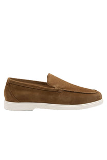 Loake Tuscany Suede Casual Shoe Chestnut Suede Loake