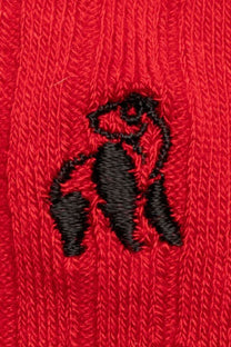 Swole Panda Bamboo Socks Red Swole Panda