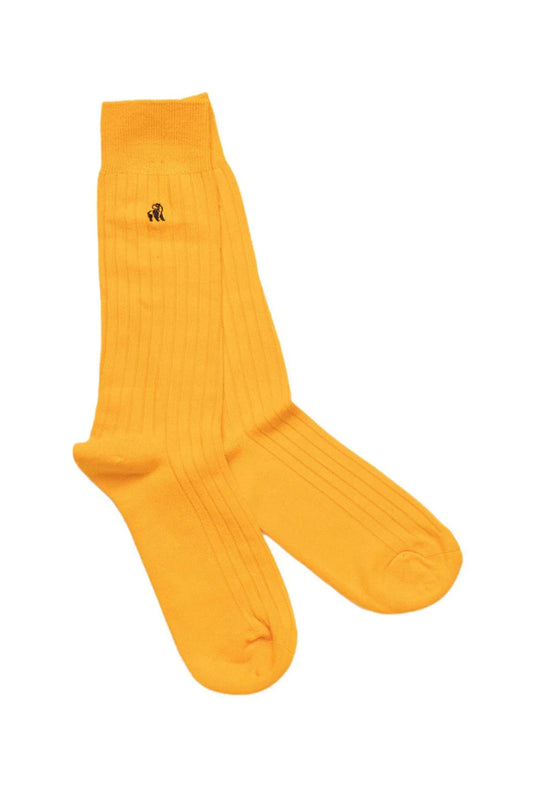 Calzini di bambù Swole Panda gialli