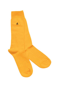 Swole Panda Bamboo Socks Yellow Swole Panda