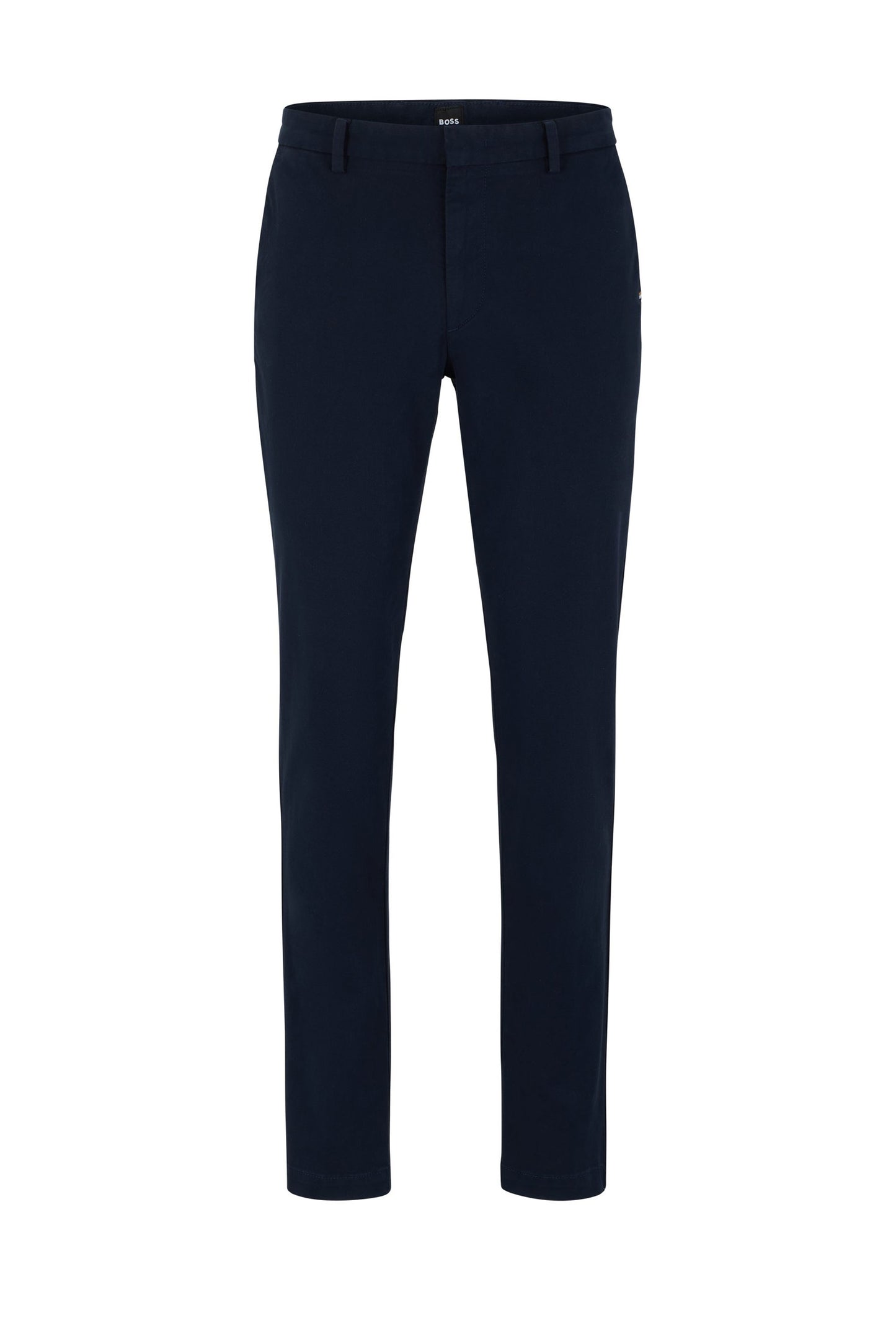 Boss Black Kaito 1 Pantaloni in cotone blu scuro