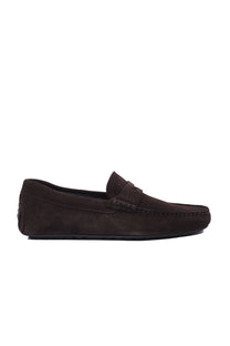 Boss Noel_mocc_sd Driving Shoe Dark Brown Boss Black