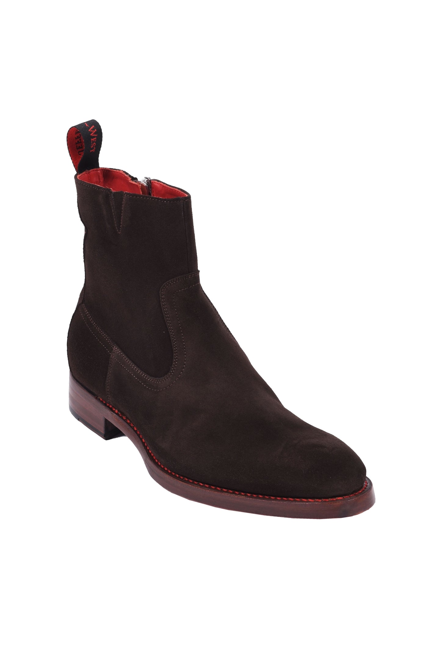 Jeffery West Page B Rock And Roll Boot Brown Suede