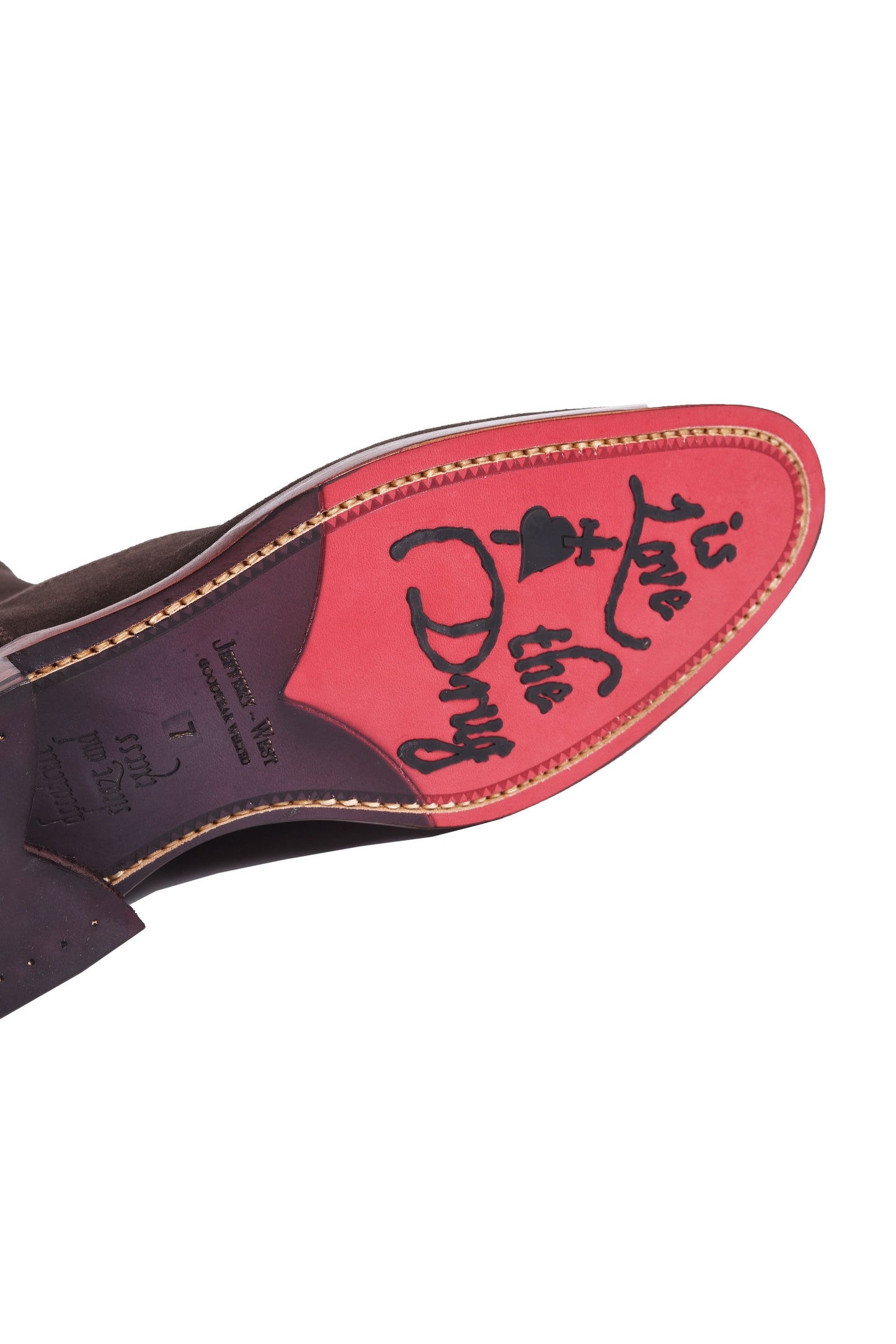 Jeffery West Page B Rock And Roll Boot Brown Suede