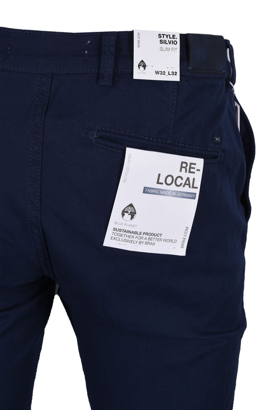 Brax Silvio Slim Chino Blue