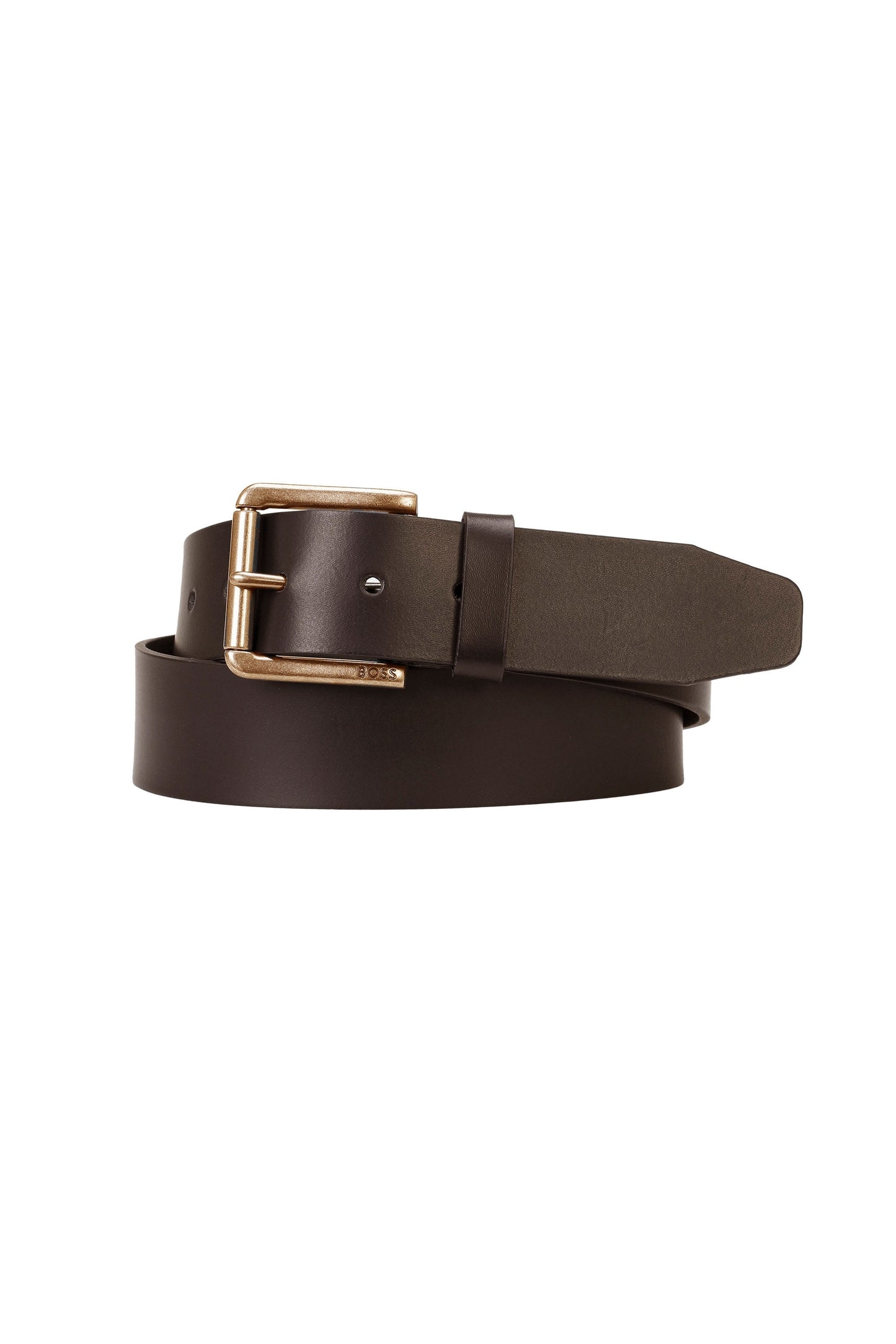 Cintura in pelle Boss Black Joris -sz40 marrone scuro 