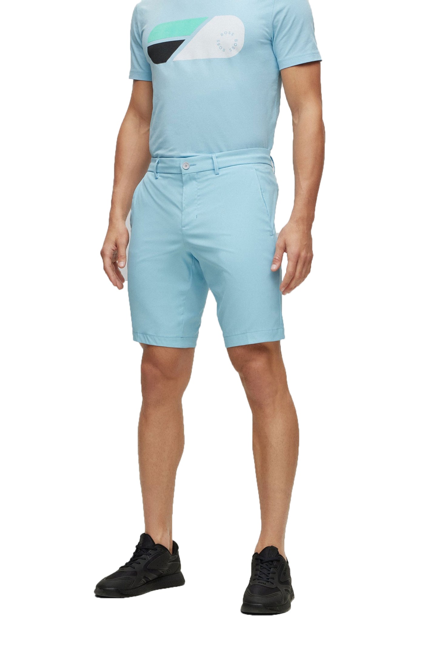 Short Bosss_drax Bleu pastel clair