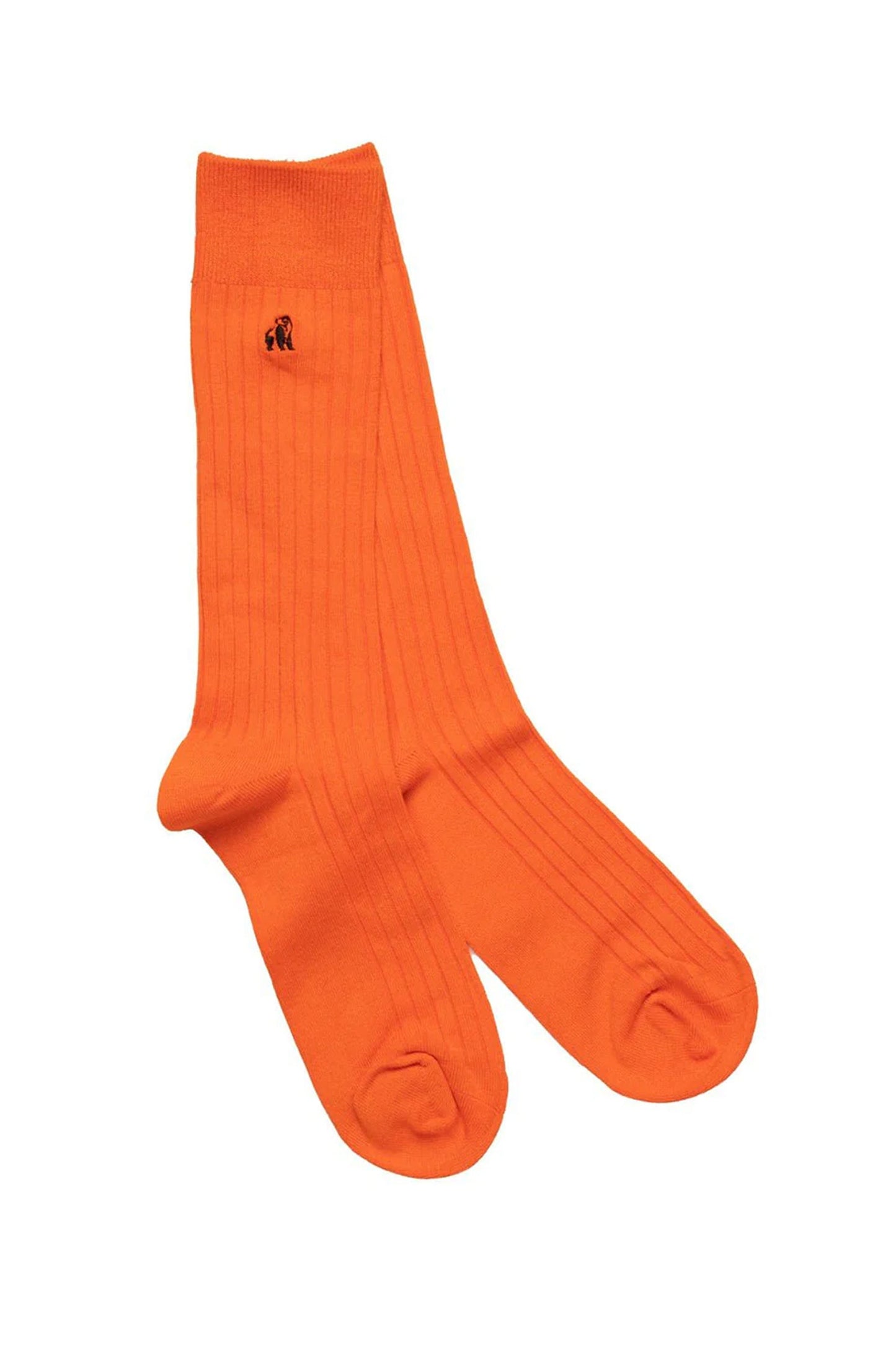 Swole Panda Bamboo Socks Orange