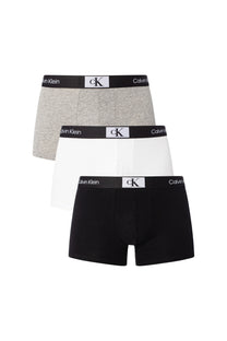 Calvin Klein 3 Pack Trunk CK 1996 Black/White/Grey Heather Calvin Klein
