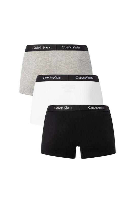 Calvin Klein 3 Pack Trunk CK 1996 Nero/Bianco/Grigio Heather