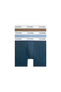 Calvin Klein 3 Pack Boxer Briefs Mid Navy/Mauve/Blue Calvin Klein