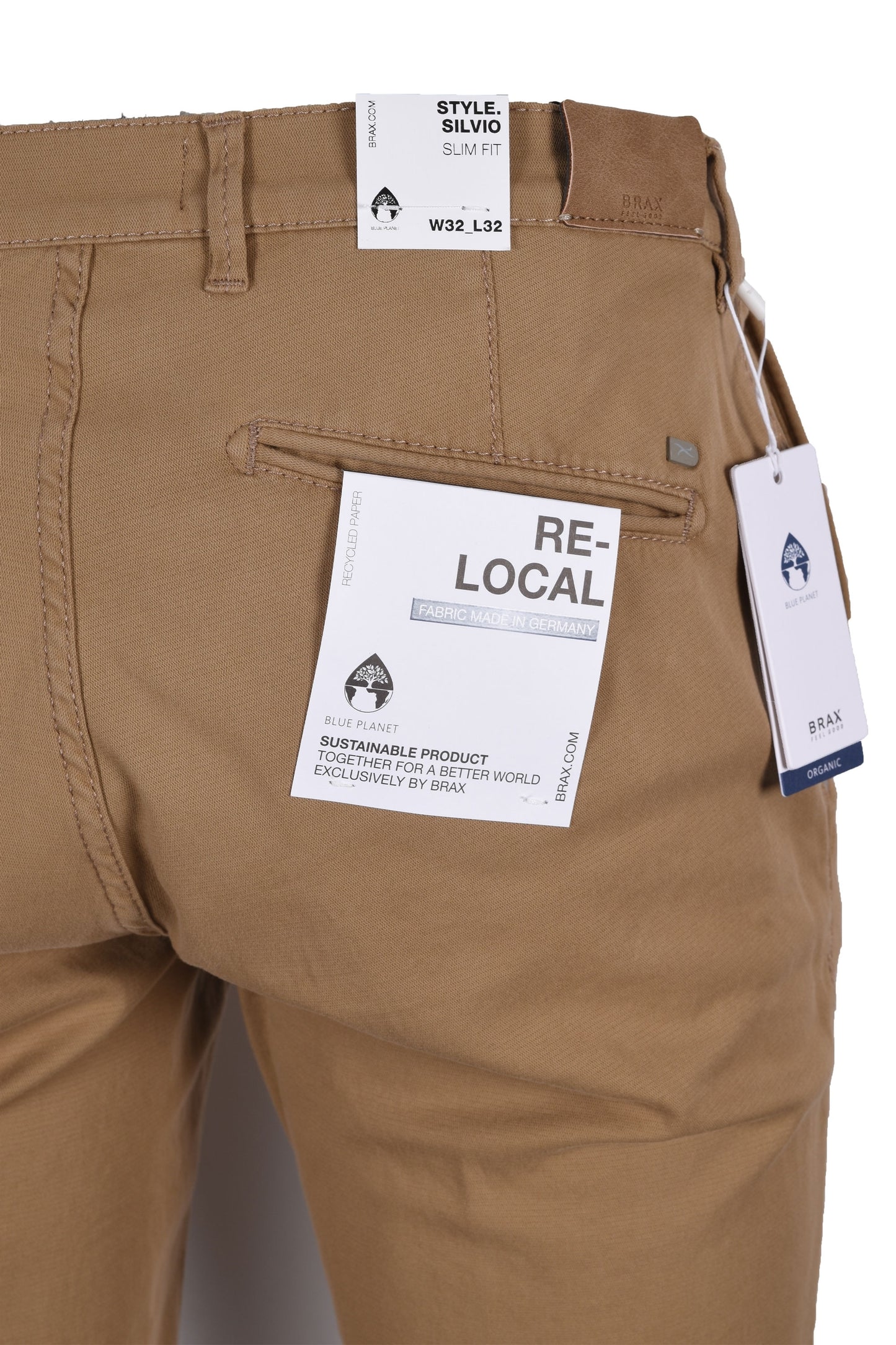 Brax Silvio Slim Chino marrone chiaro