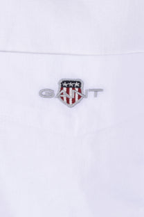 Gant Reg Cotton Linen Short Sleeve Shirt White Gant